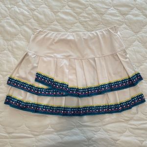Lucky in Love Boho Sense Tennis Skirt